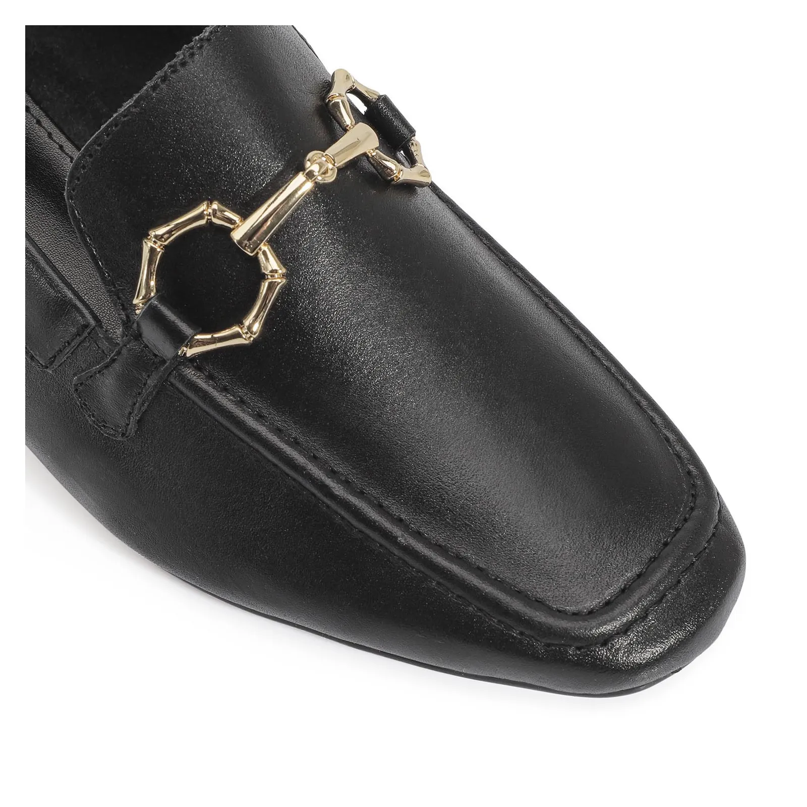 Mocassim Bridão Couro Preto