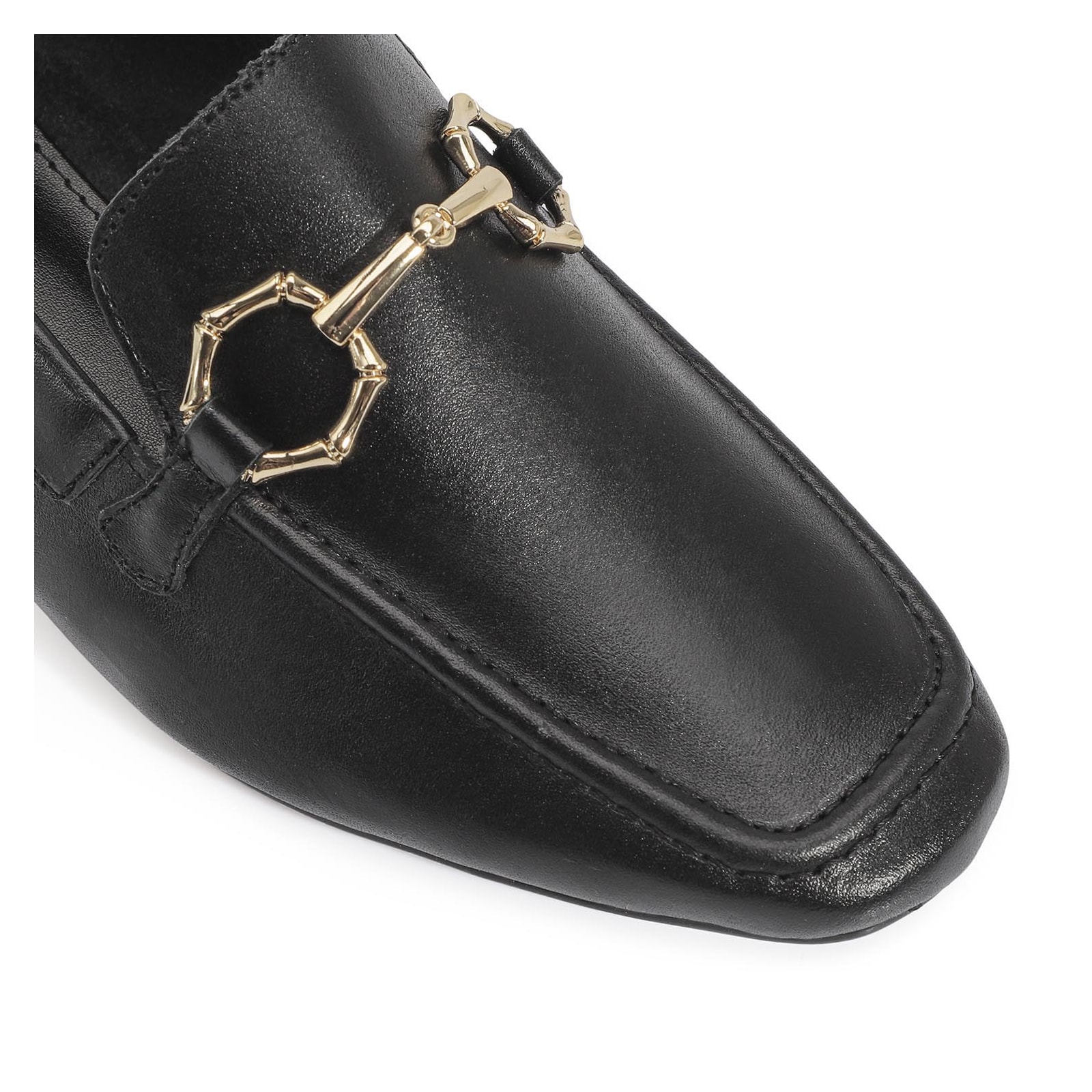 Mocassim Bridão Couro Preto