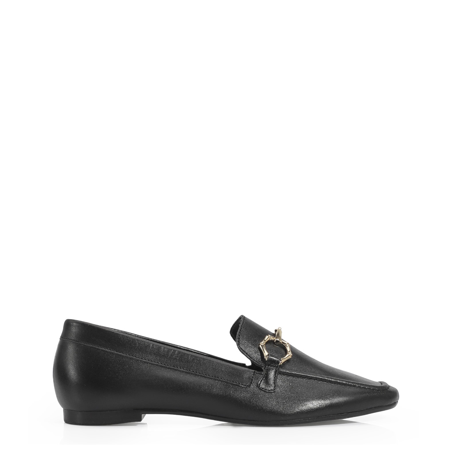 Mocassim Bridão Couro Preto