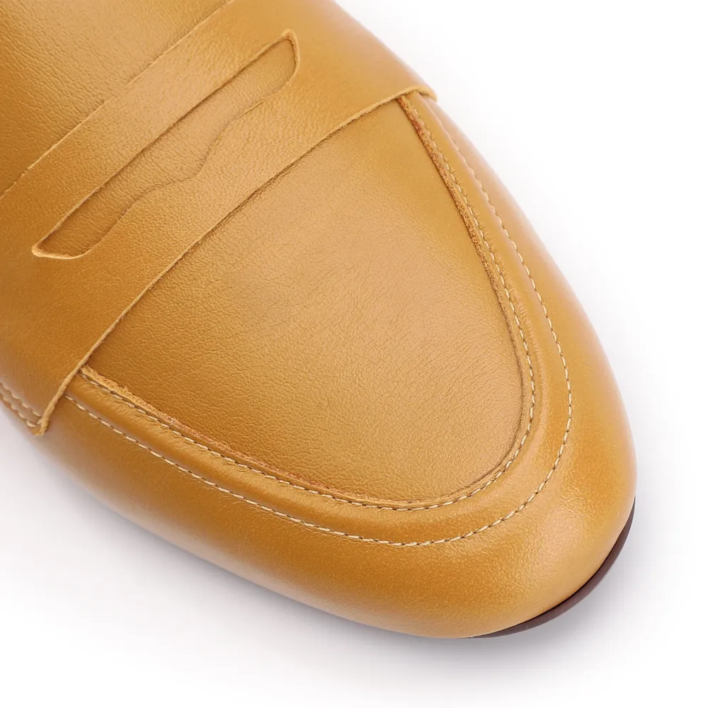 Mocassim Couro Amarelo - imagem 7