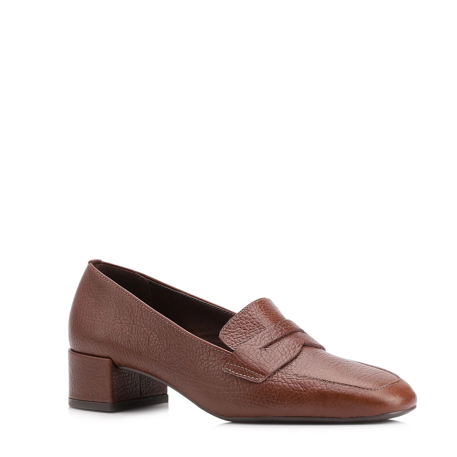 Mocassim Couro Antique Marrom