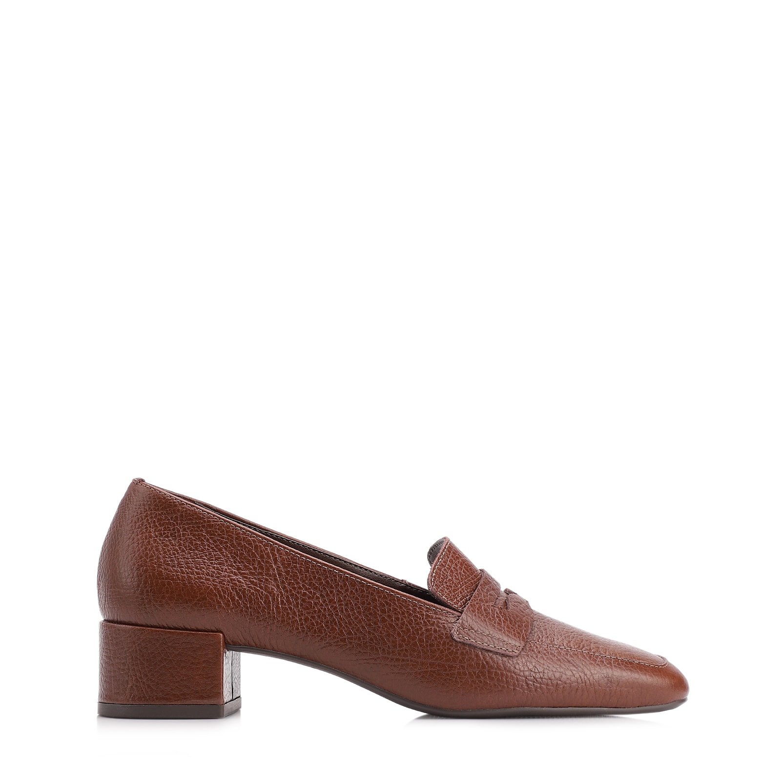 Mocassim Couro Antique Marrom