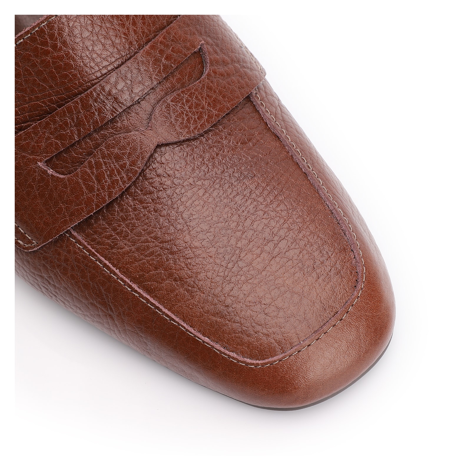 Mocassim Couro Antique Marrom