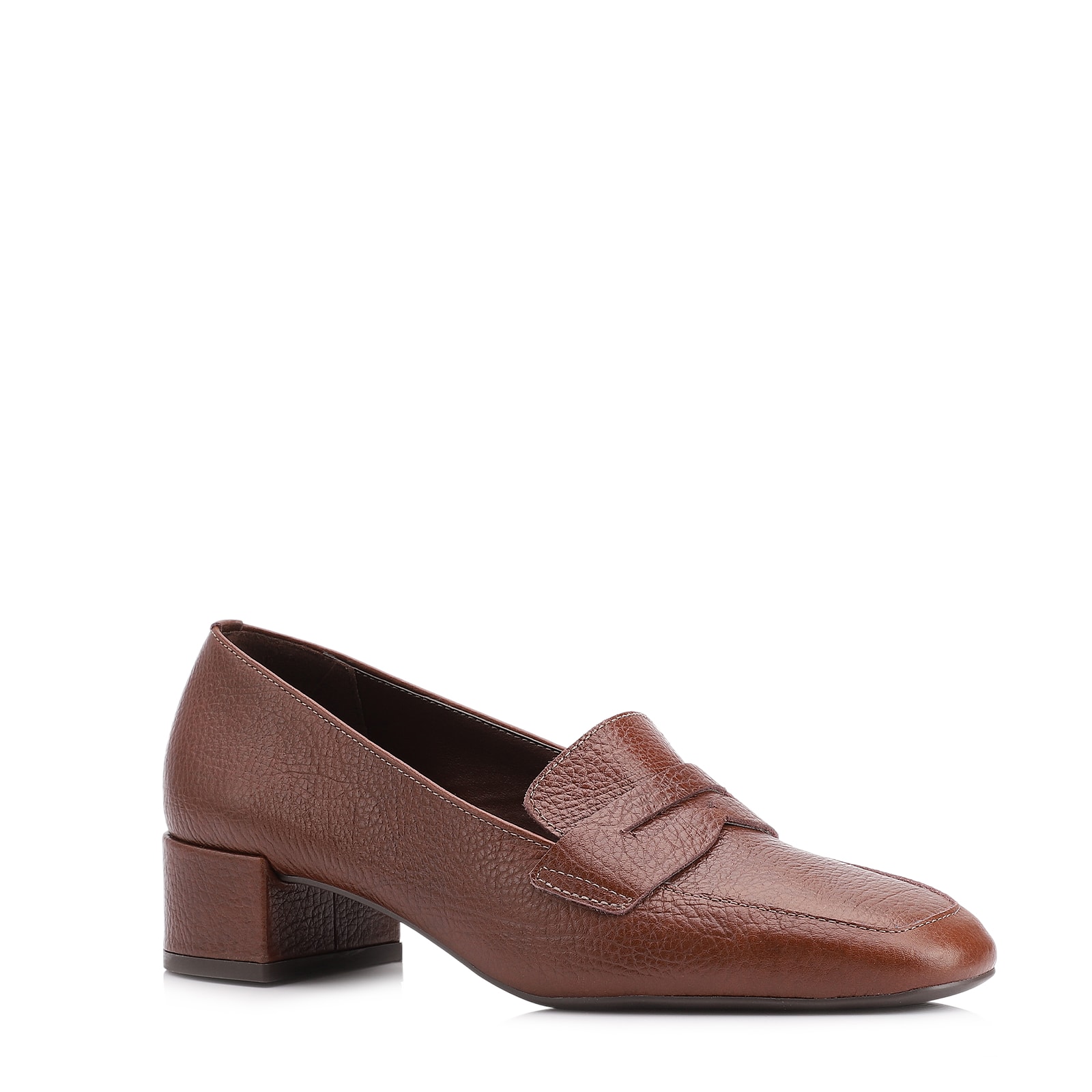Mocassim Couro Antique Marrom