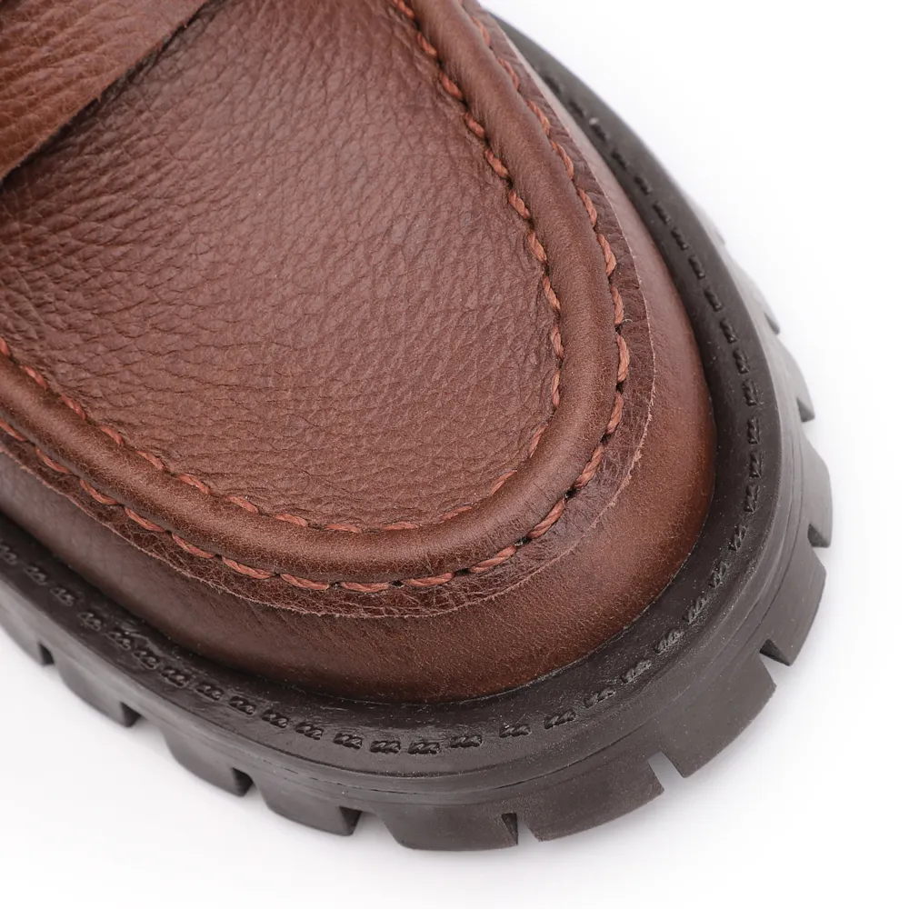 Mocassim Couro Antique Marrom - imagem 7