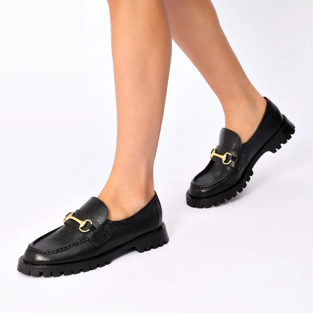 Mocassim Couro Antique Preto - imagem 2