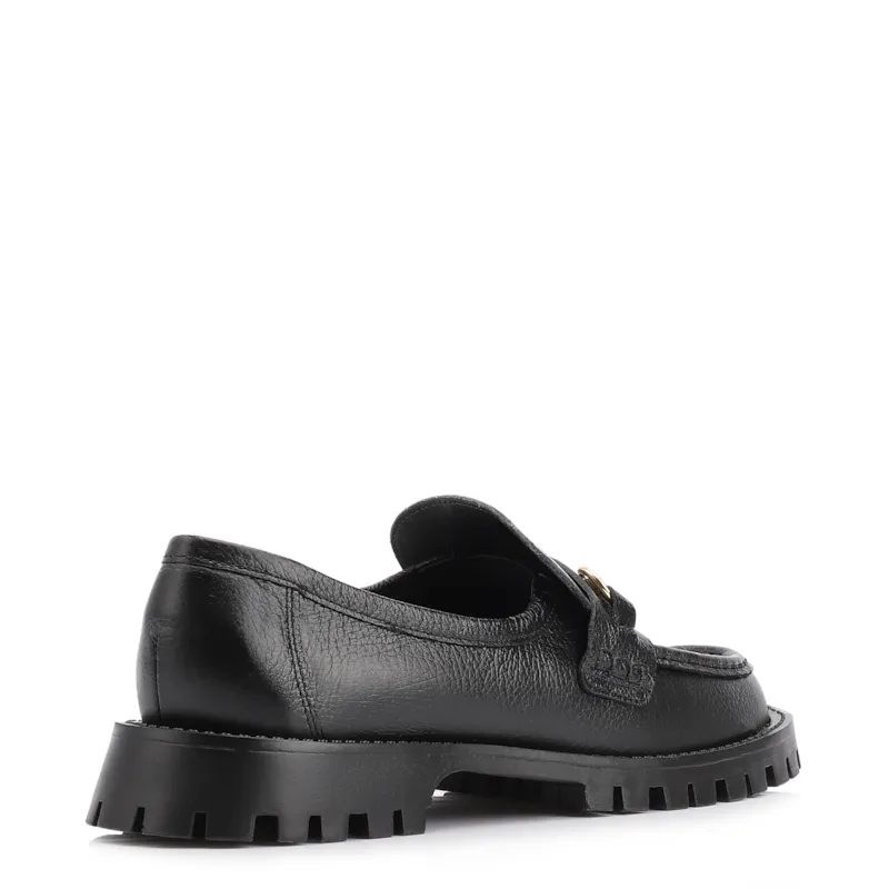 Mocassim Couro Antique Preto - foto 4