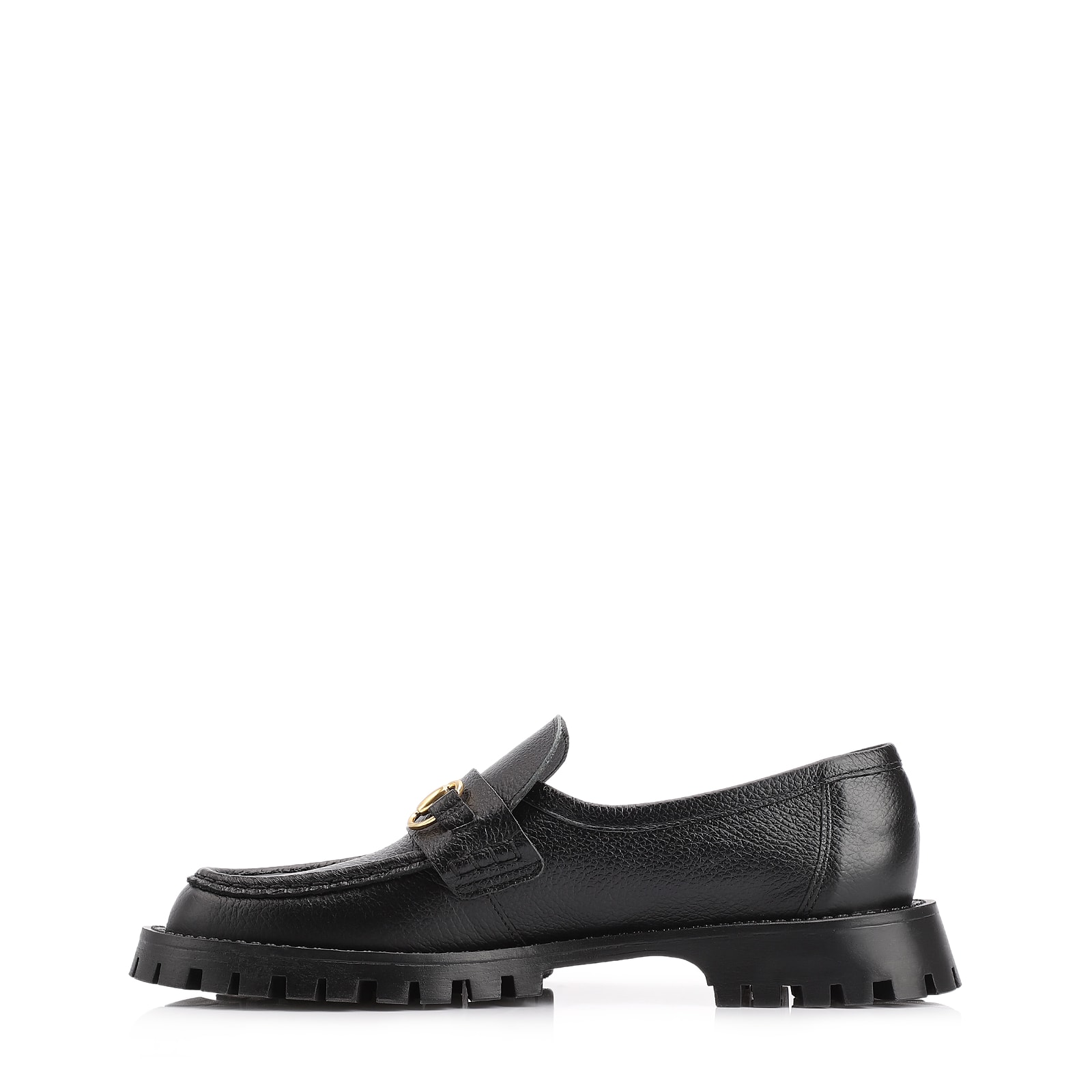 Mocassim Couro Antique Preto