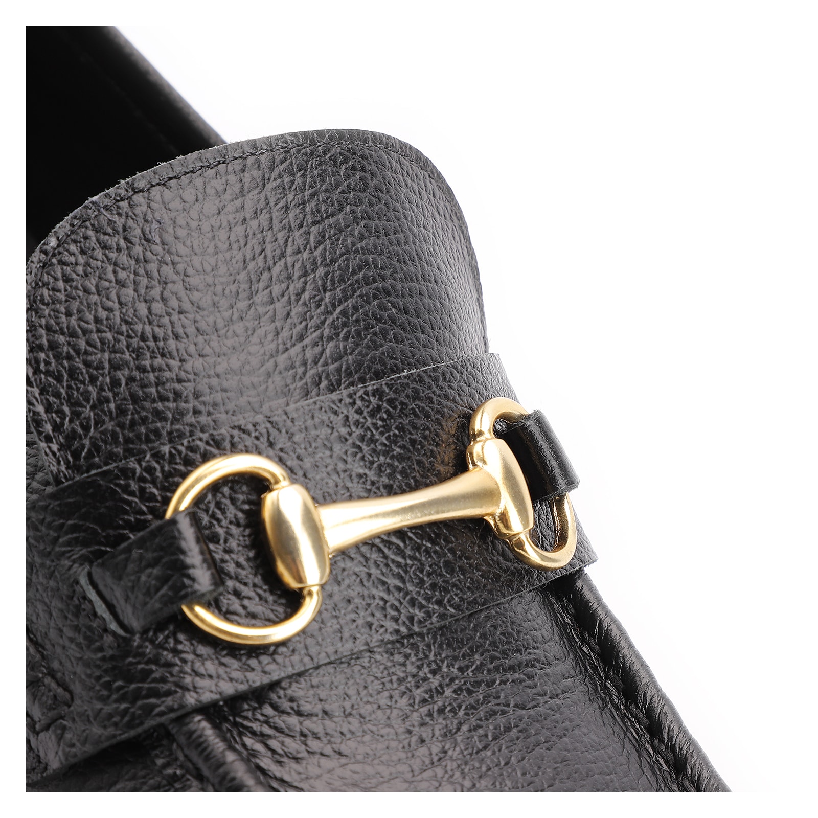 Mocassim Couro Antique Preto
