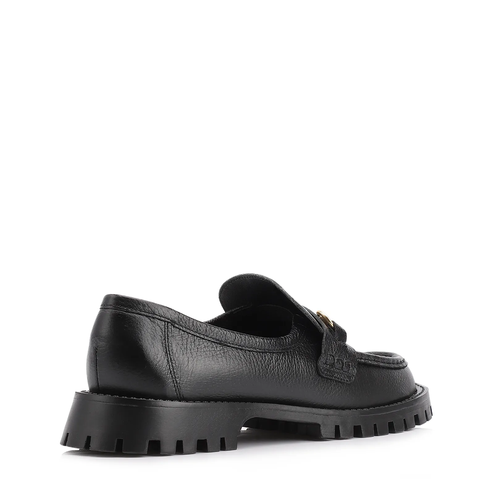 Mocassim Couro Antique Preto