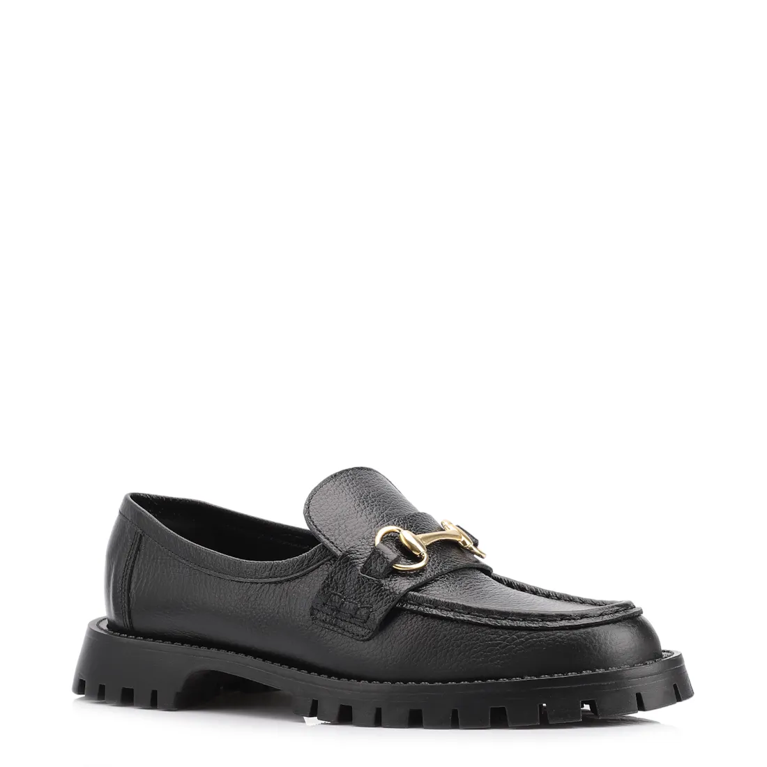 Mocassim Couro Antique Preto