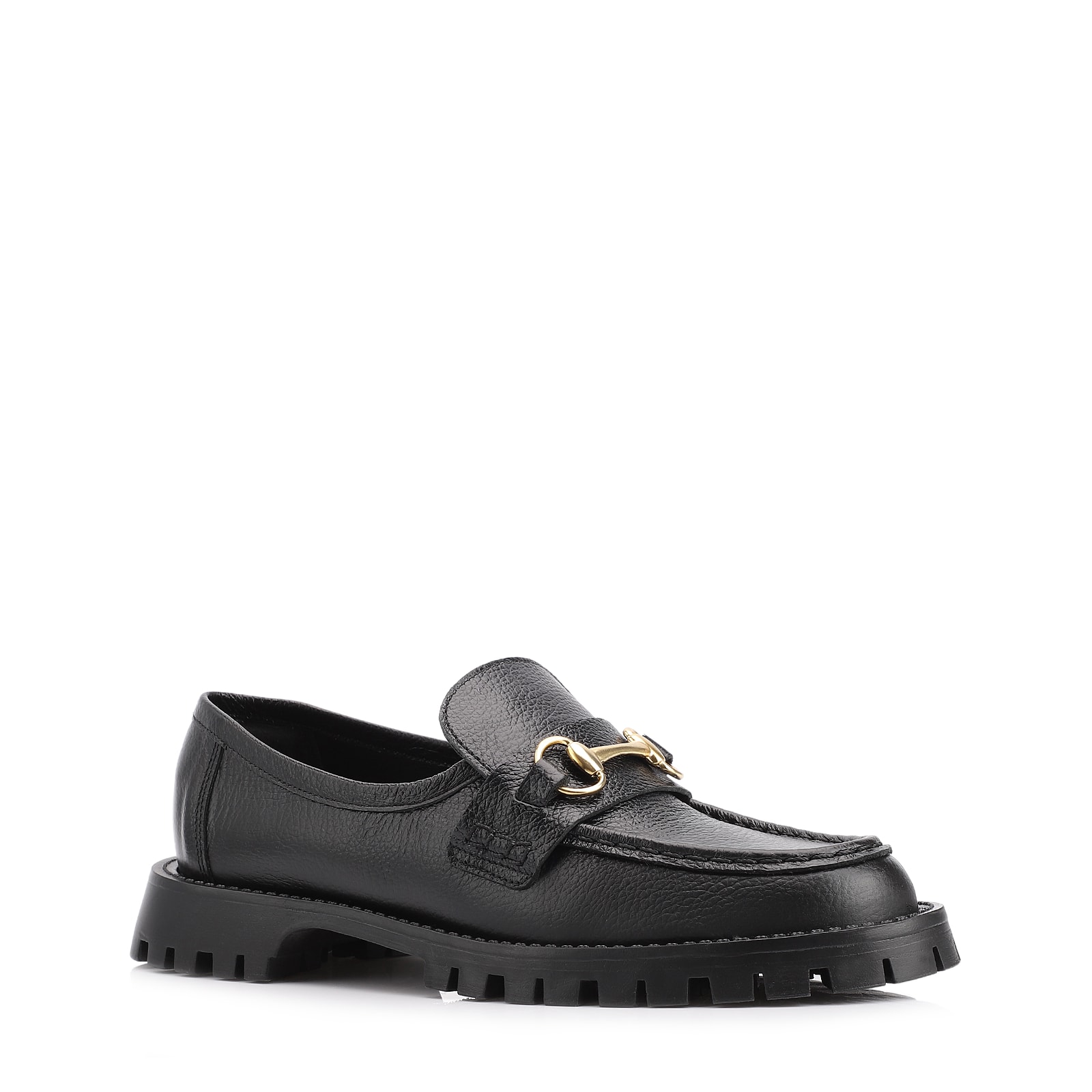 Mocassim Couro Antique Preto