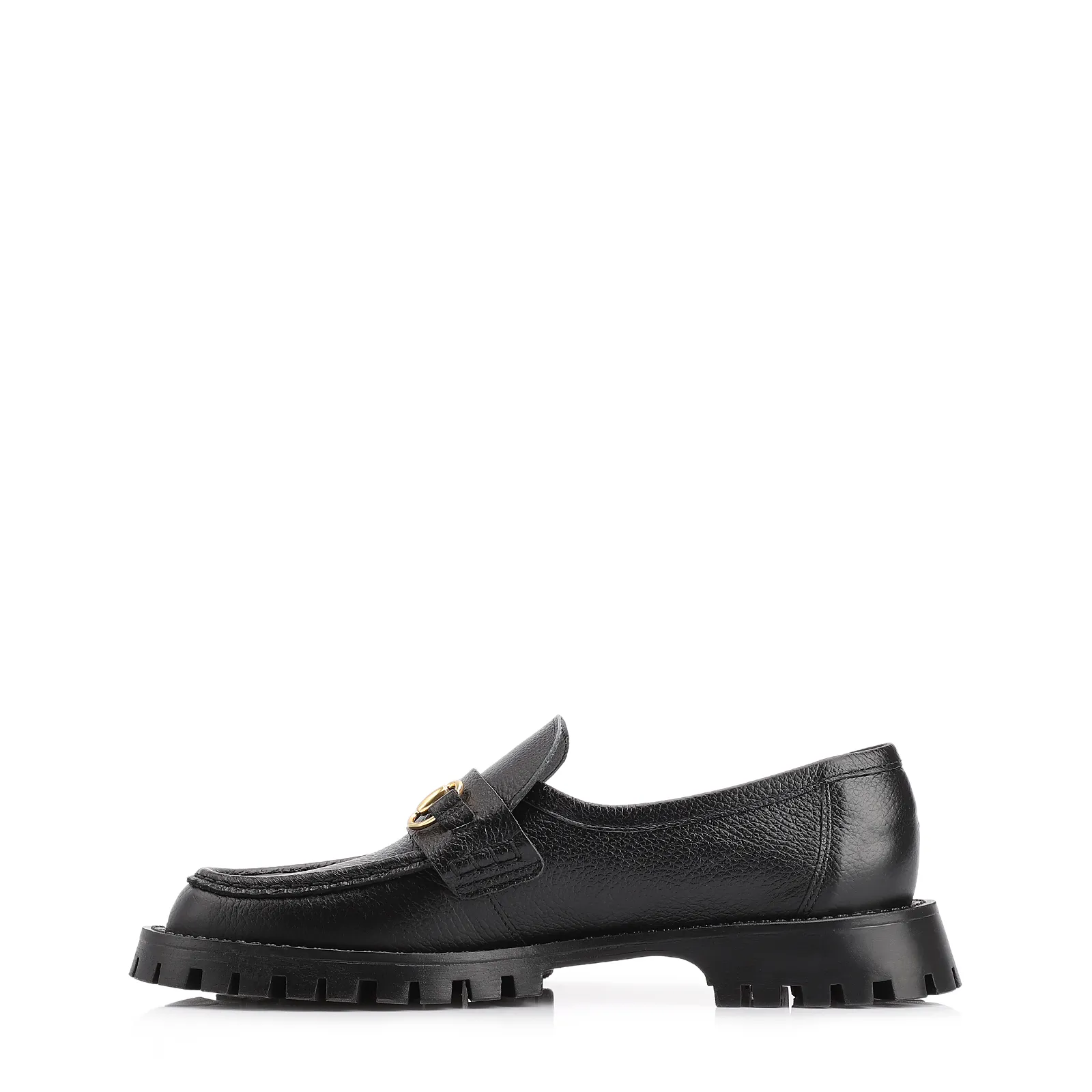 Mocassim Couro Antique Preto