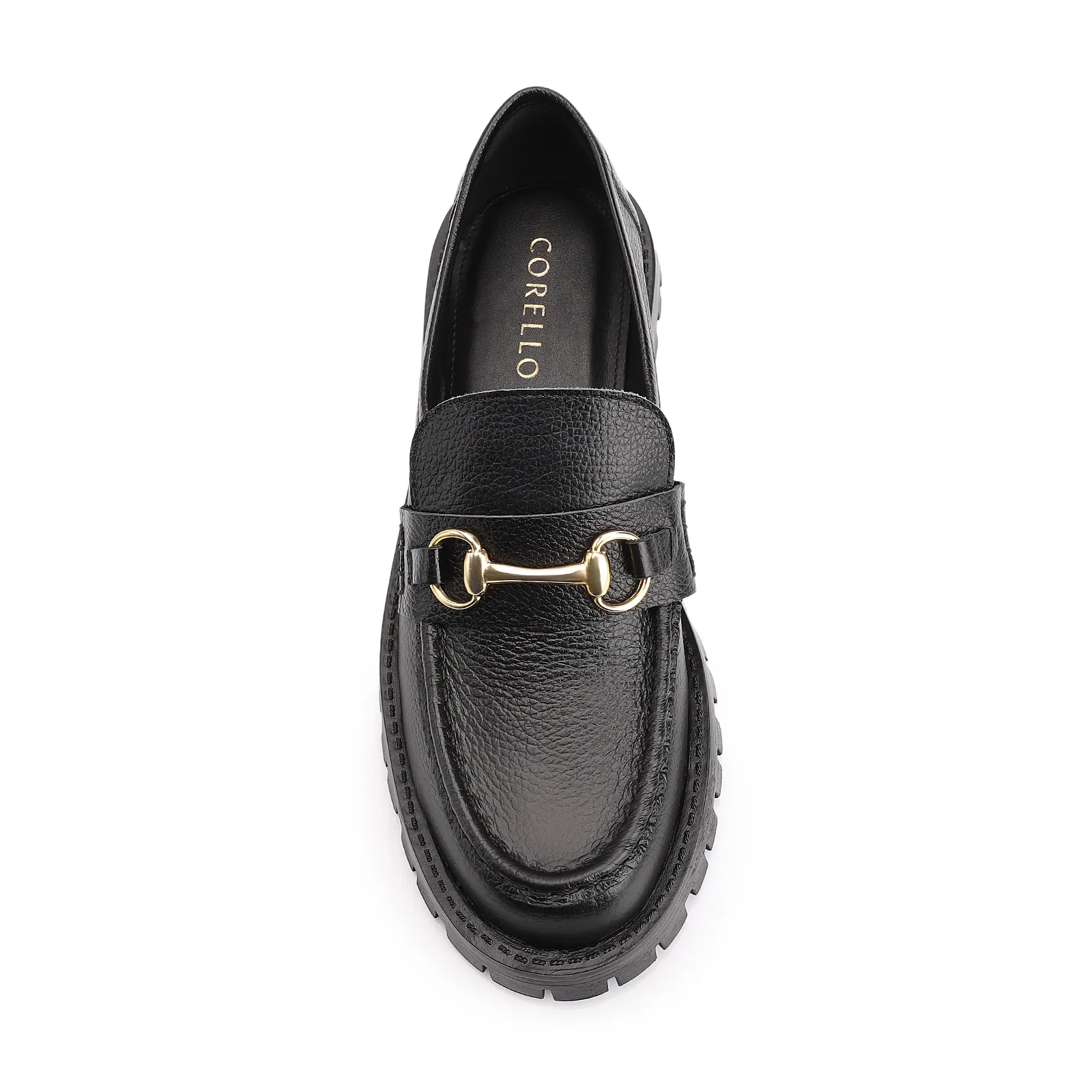 Mocassim Couro Antique Preto