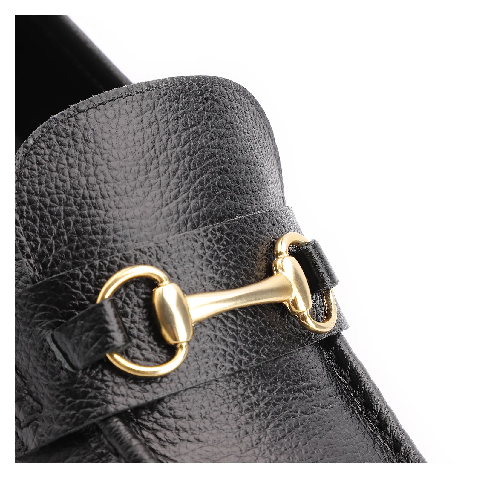 Mocassim Couro Antique Preto