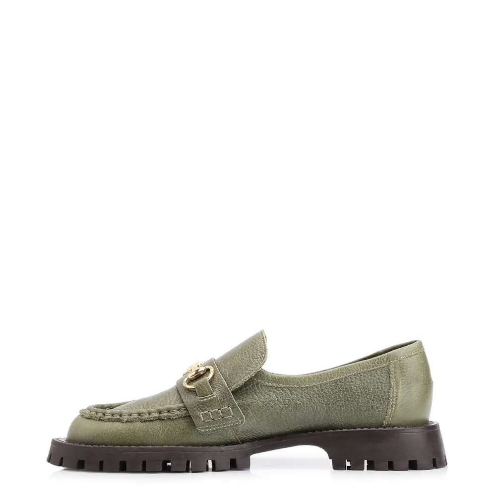 Mocassim Couro Antique Verde - imagem 5