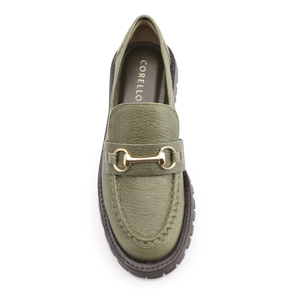 Mocassim Couro Antique Verde - imagem 6