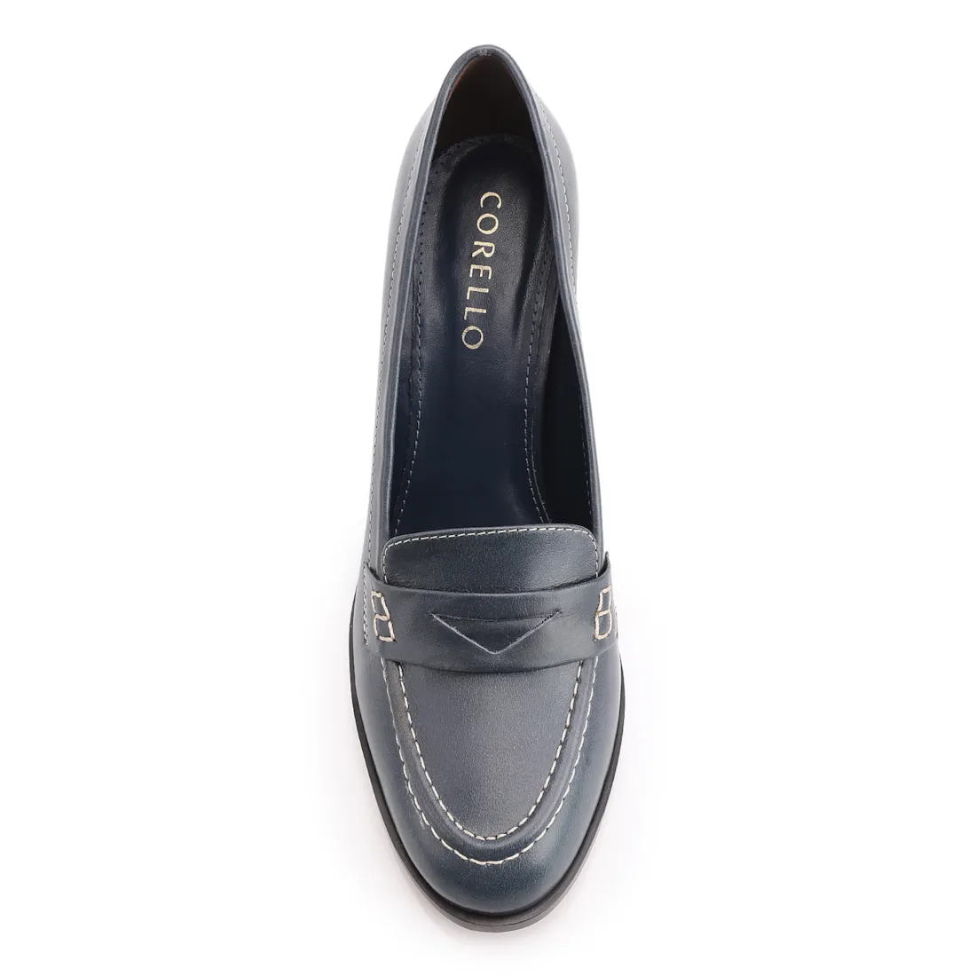 Mocassim Couro Azul - foto 5
