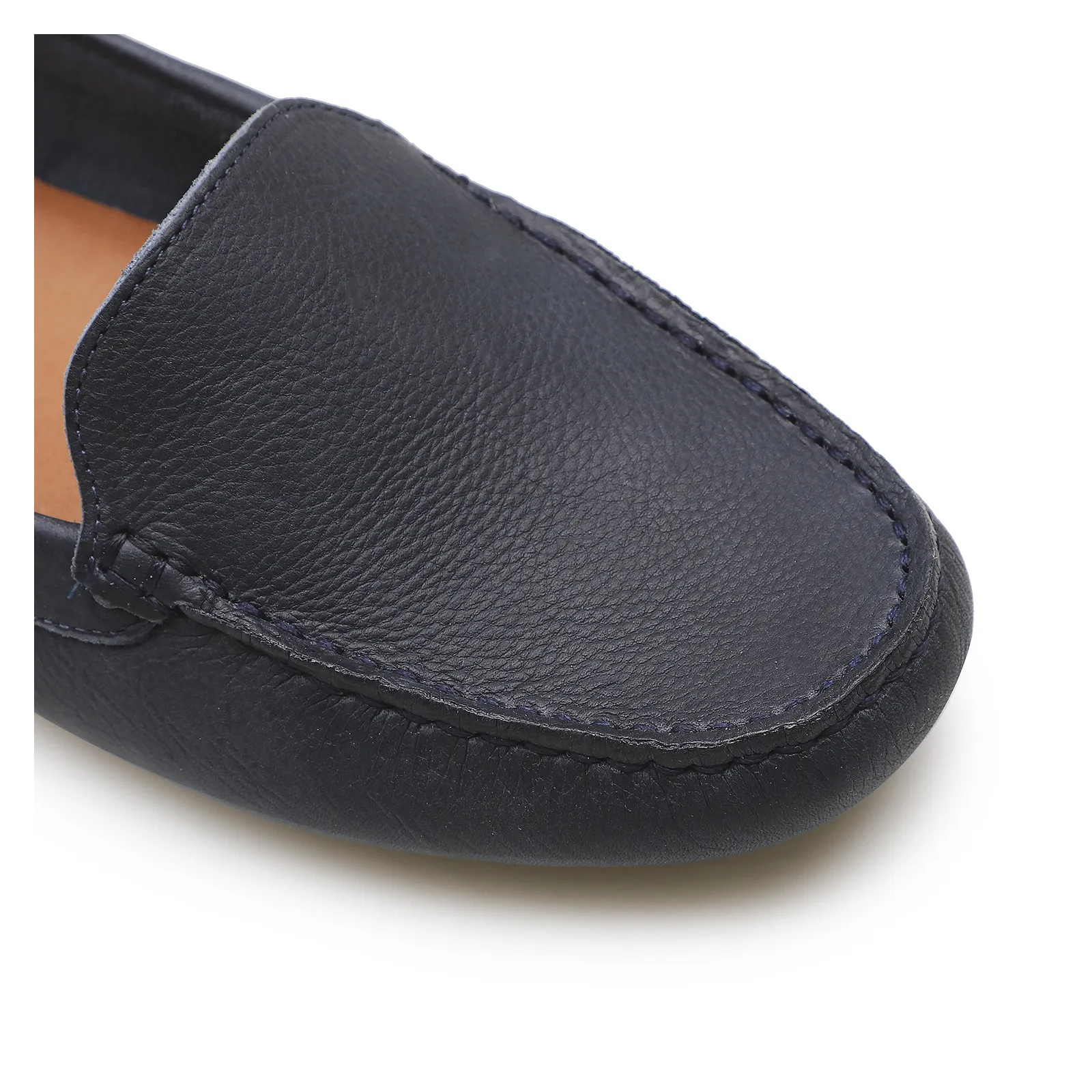 Mocassim Couro Azul