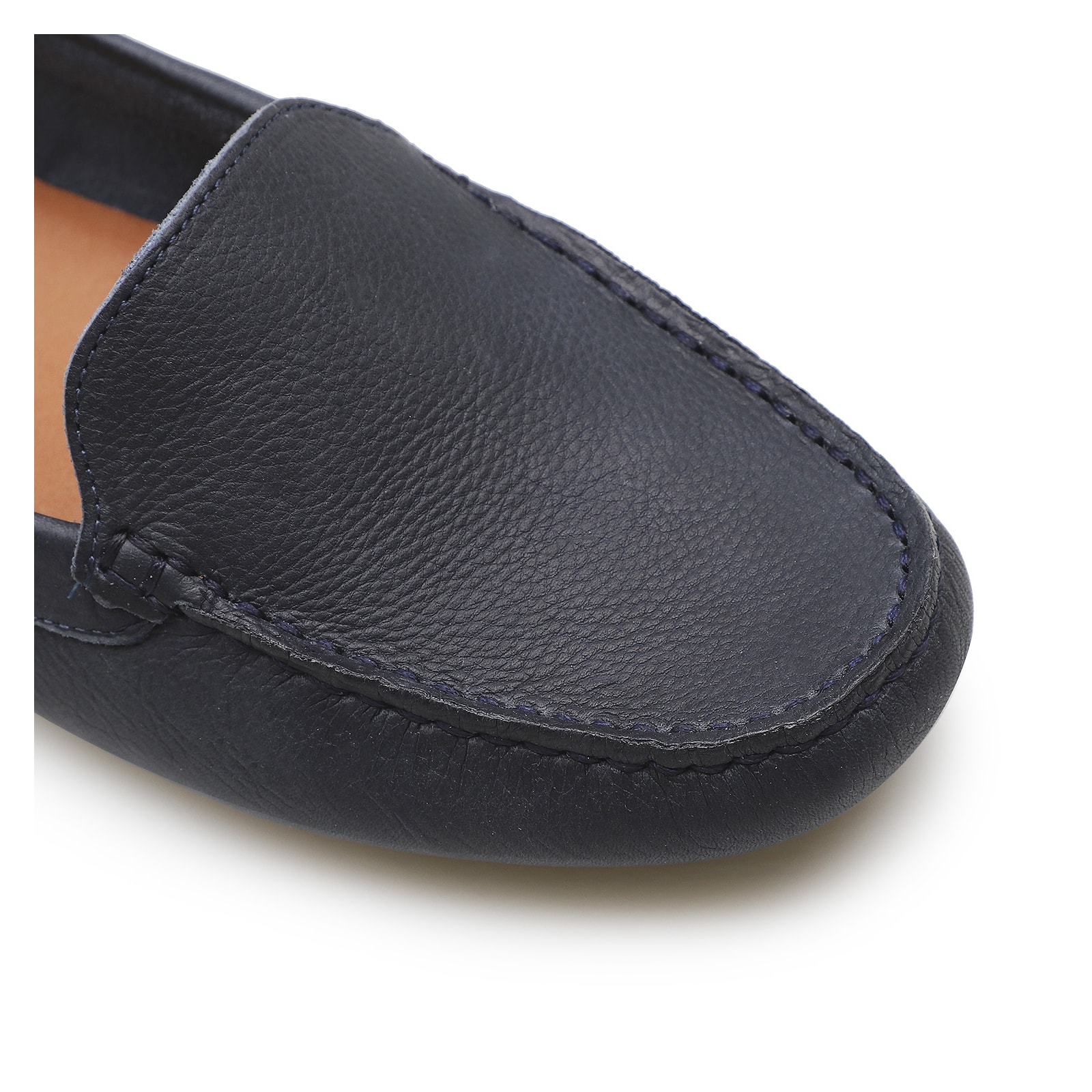 Mocassim Couro Azul