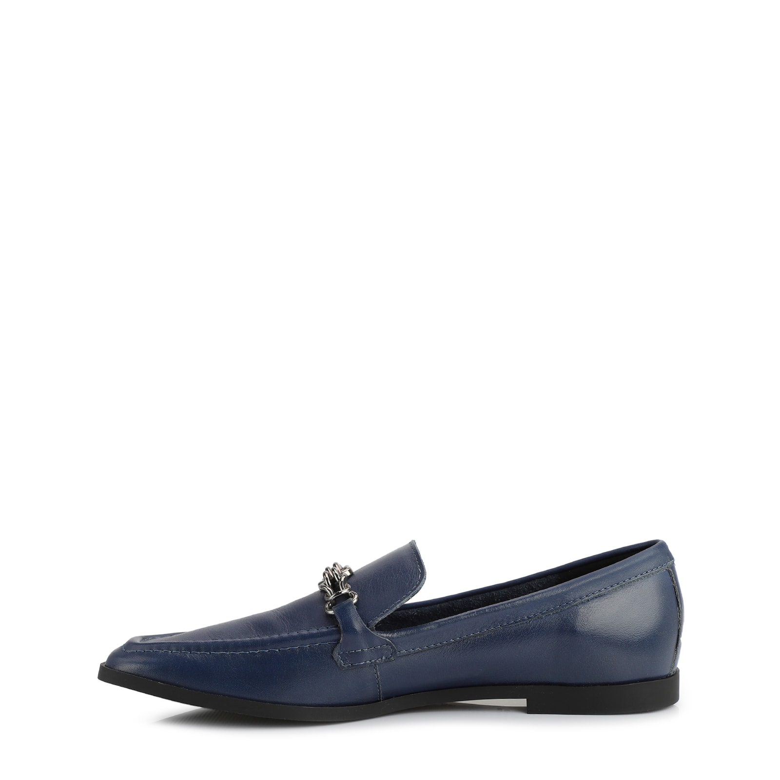 Mocassim Couro Azul