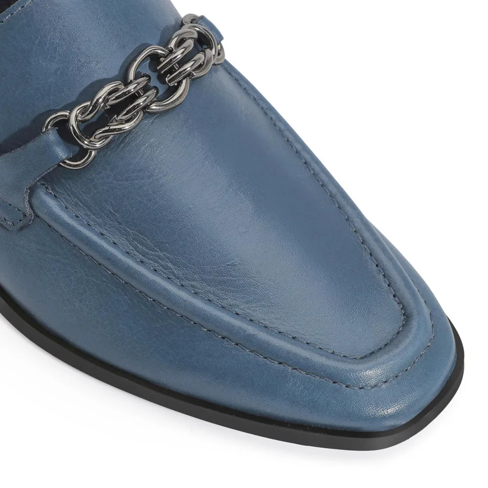 Mocassim Couro Azul - imagem 6
