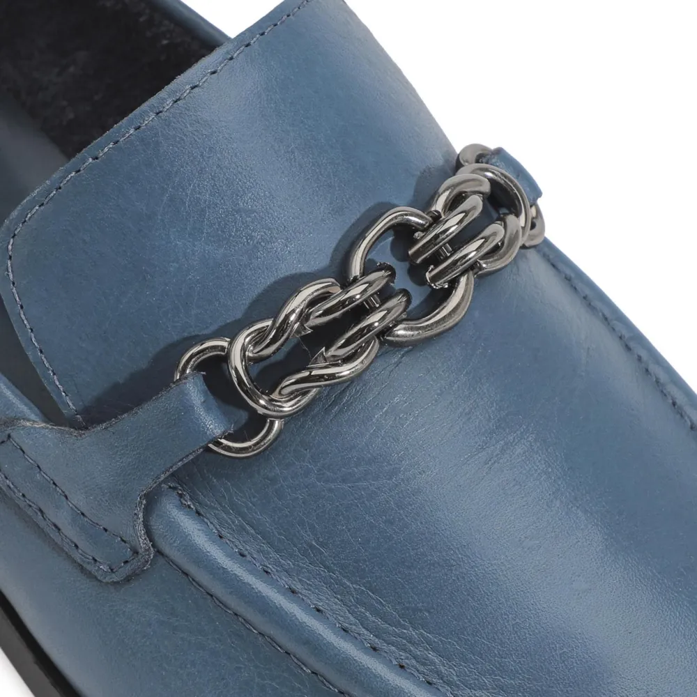 Mocassim Couro Azul - imagem 7