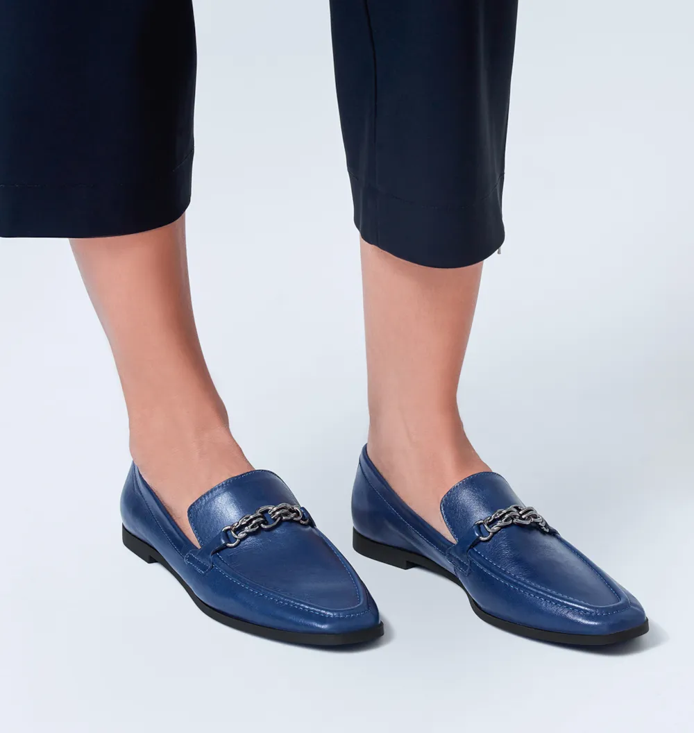 Mocassim Couro Azul - imagem 2