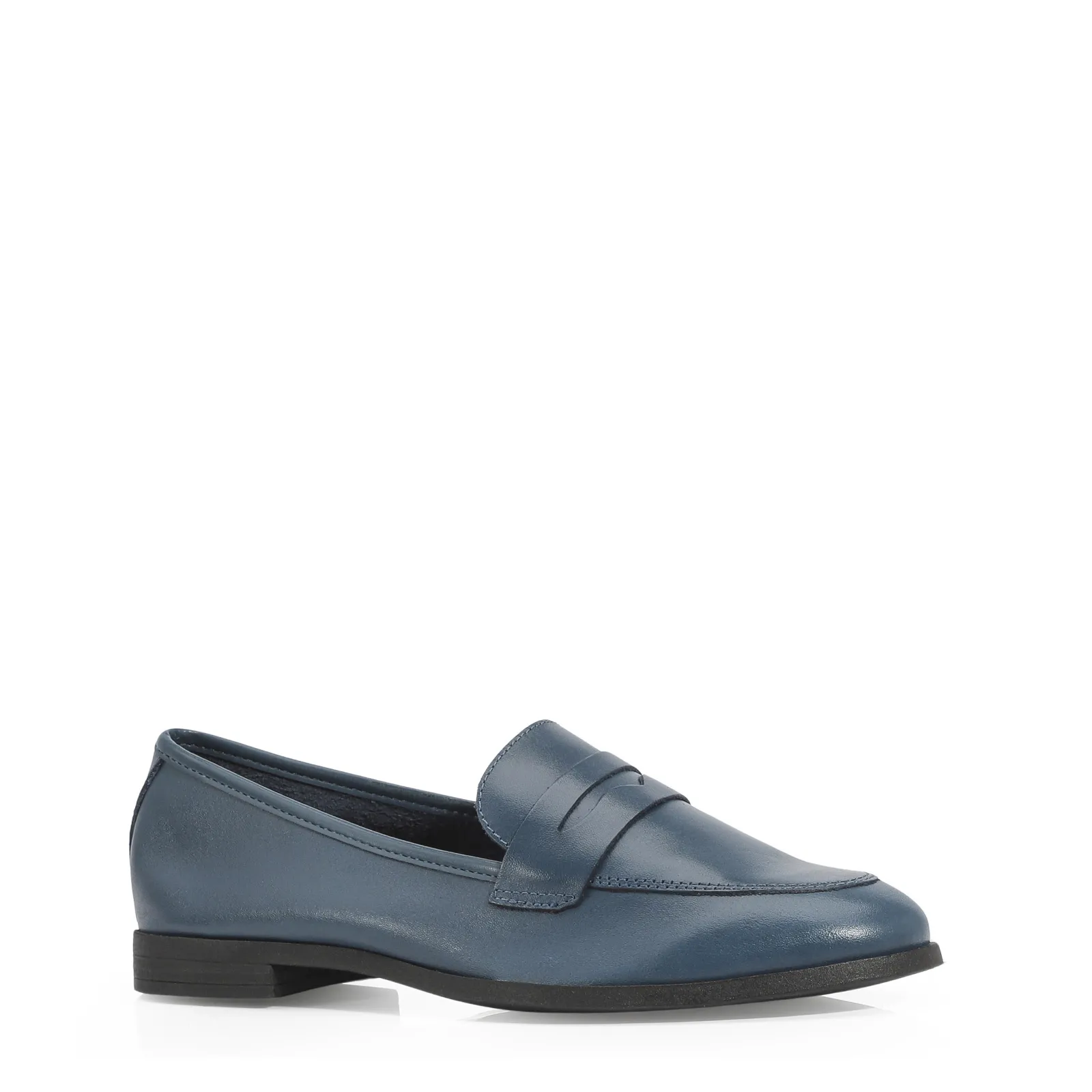 Mocassim Couro Azul