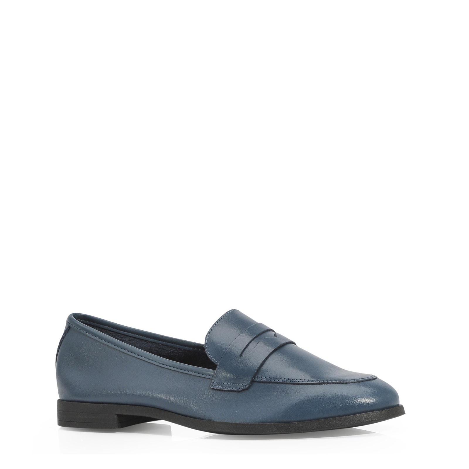 Mocassim Couro Azul