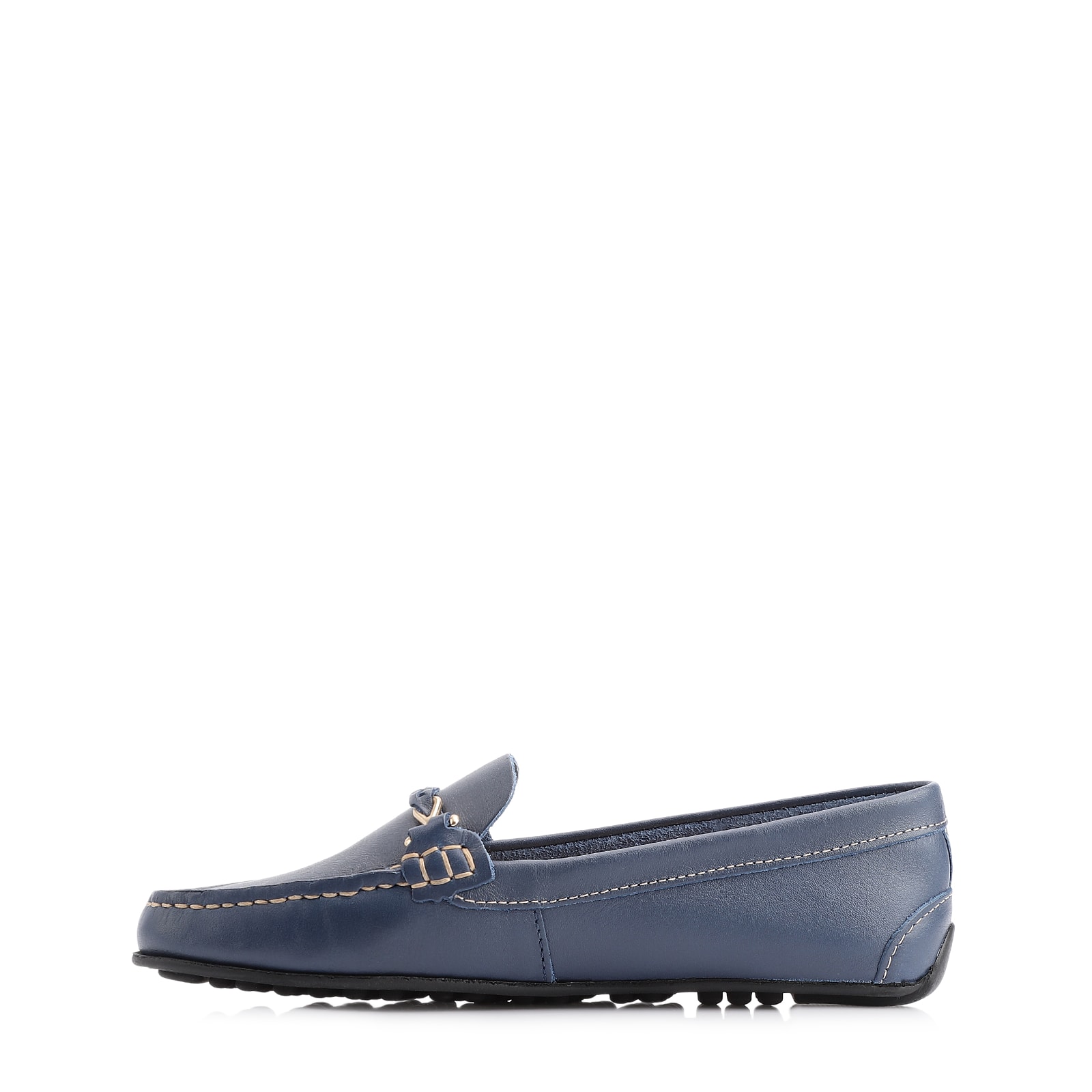 Mocassim Couro Azul