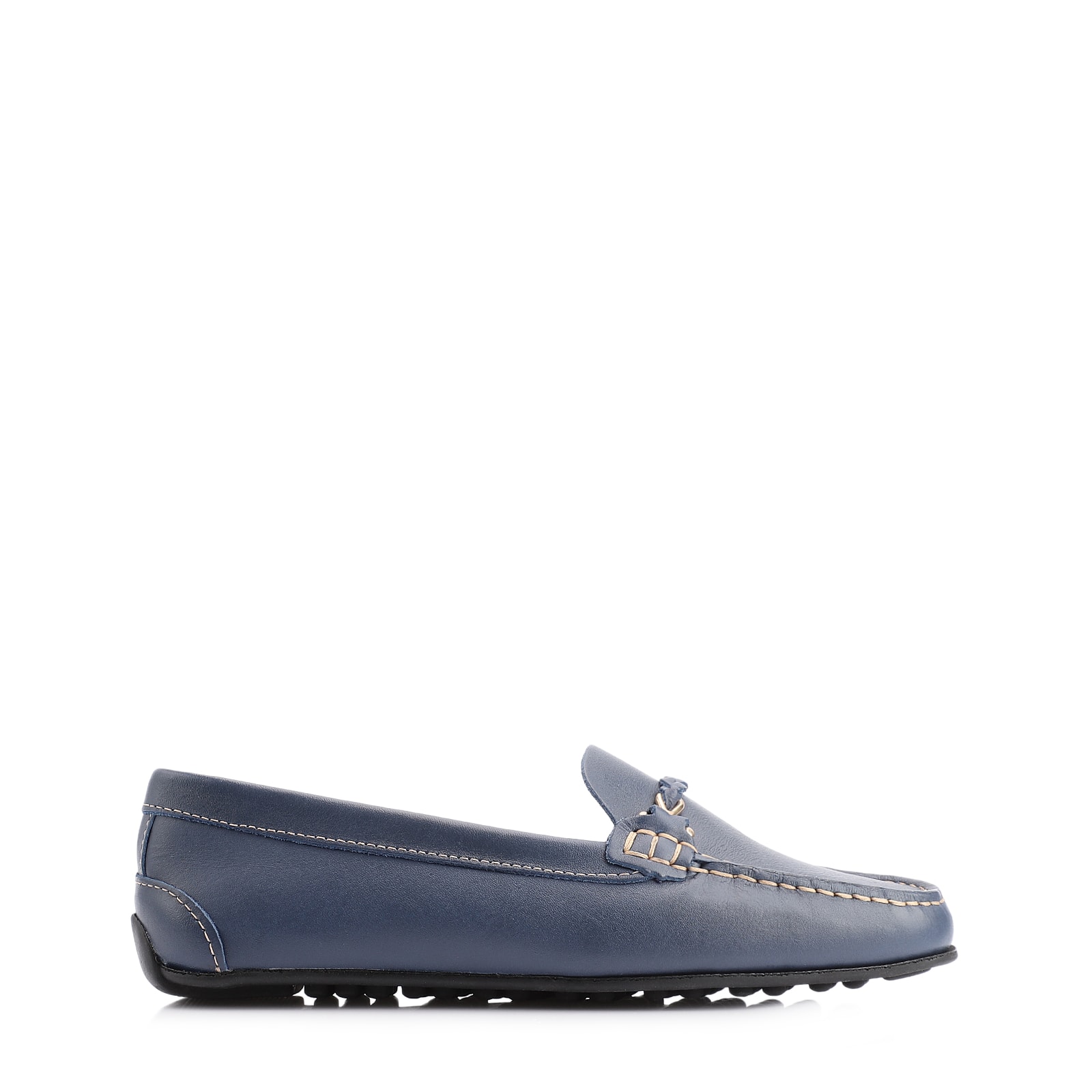 Mocassim Couro Azul