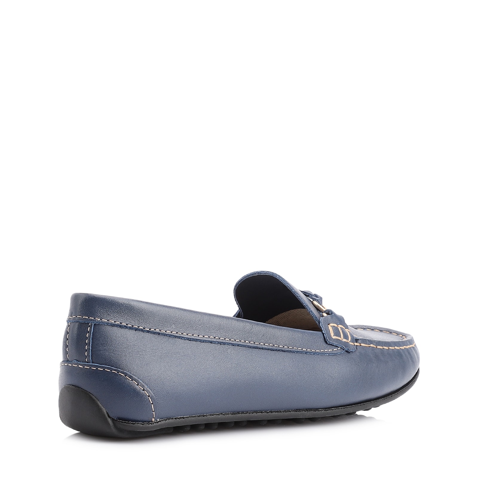 Mocassim Couro Azul