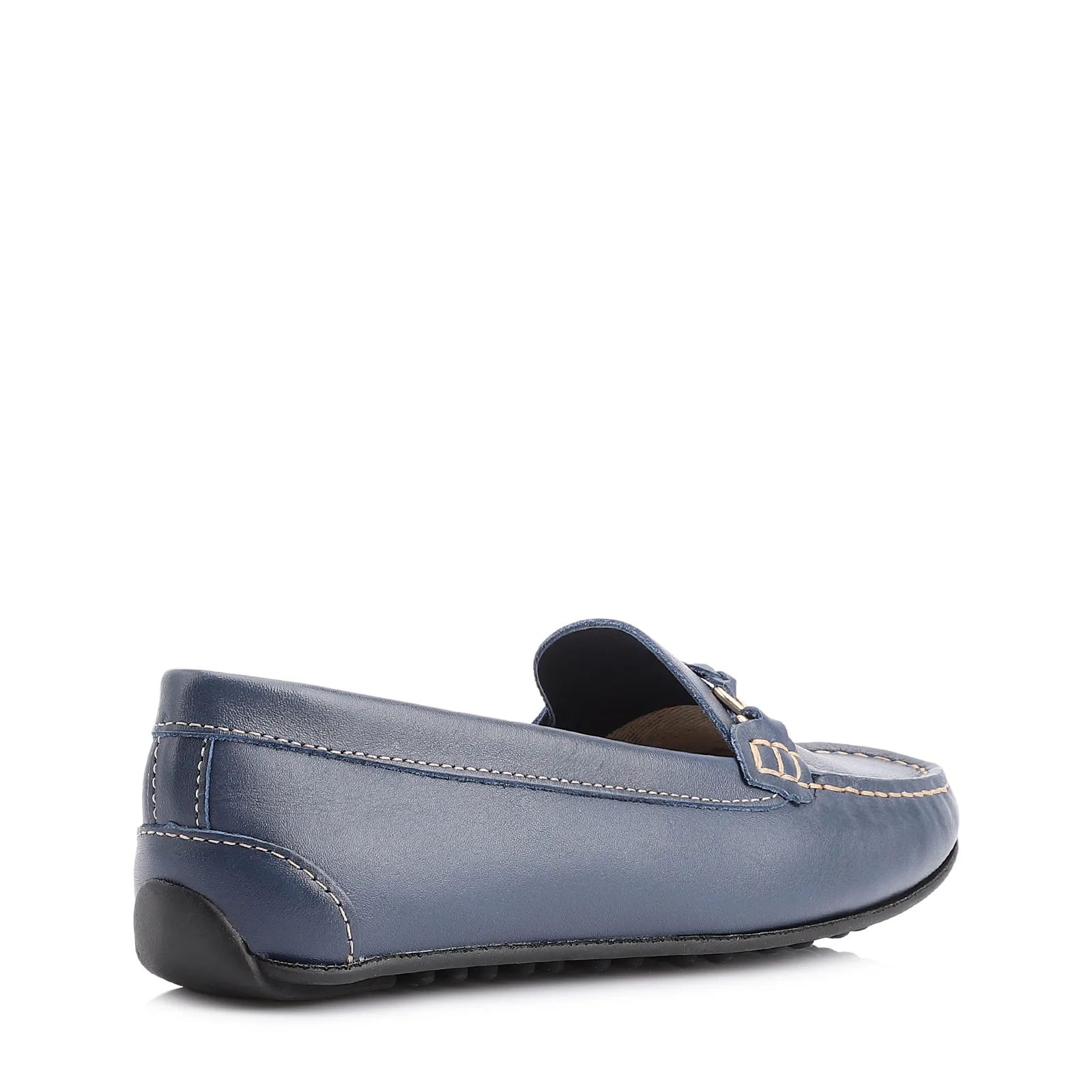 Mocassim Couro Azul