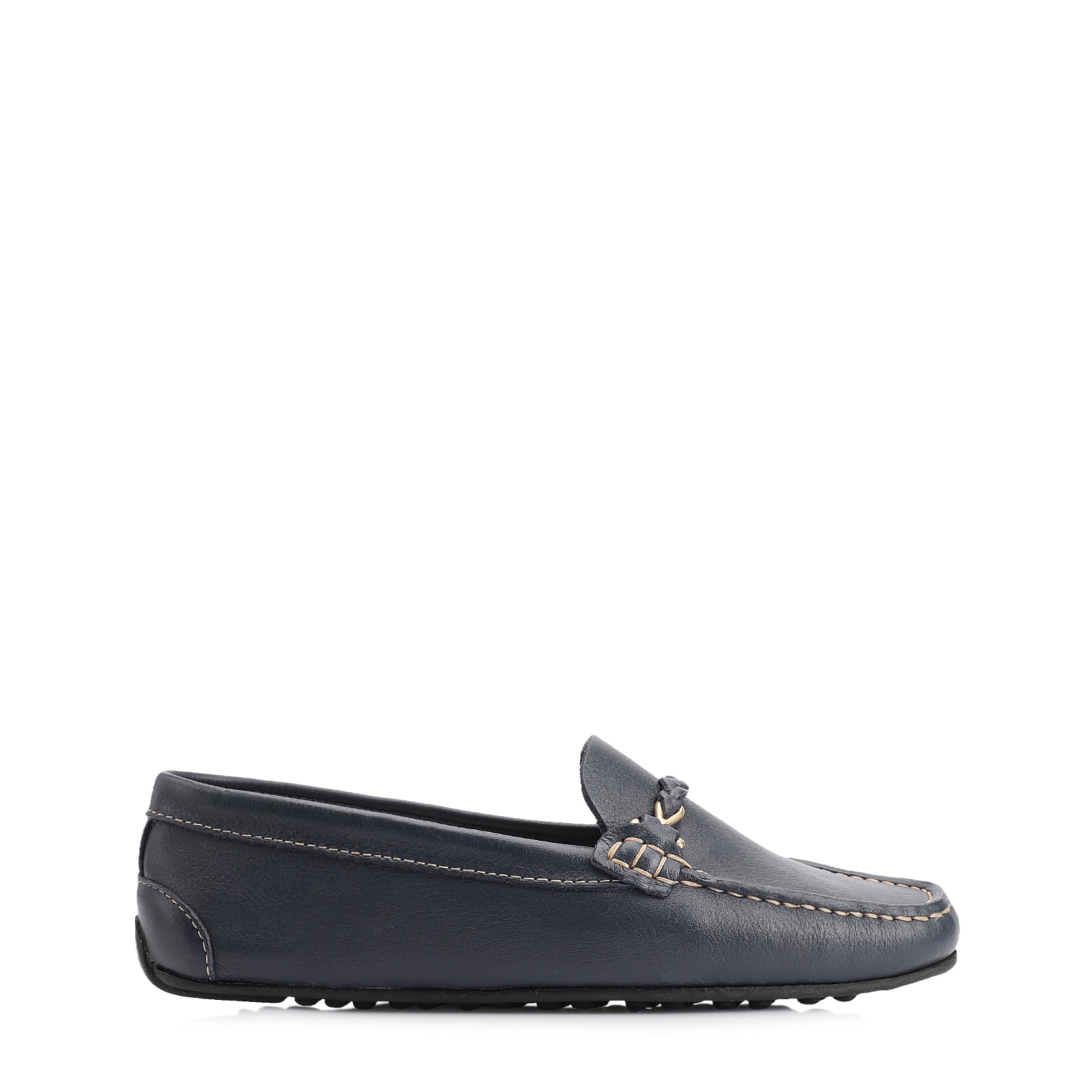 Mocassim Couro Azul