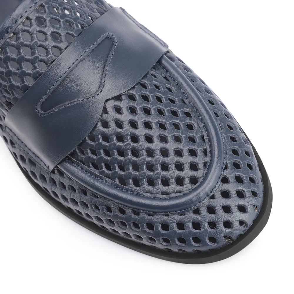 Mocassim Couro Azul - imagem 6