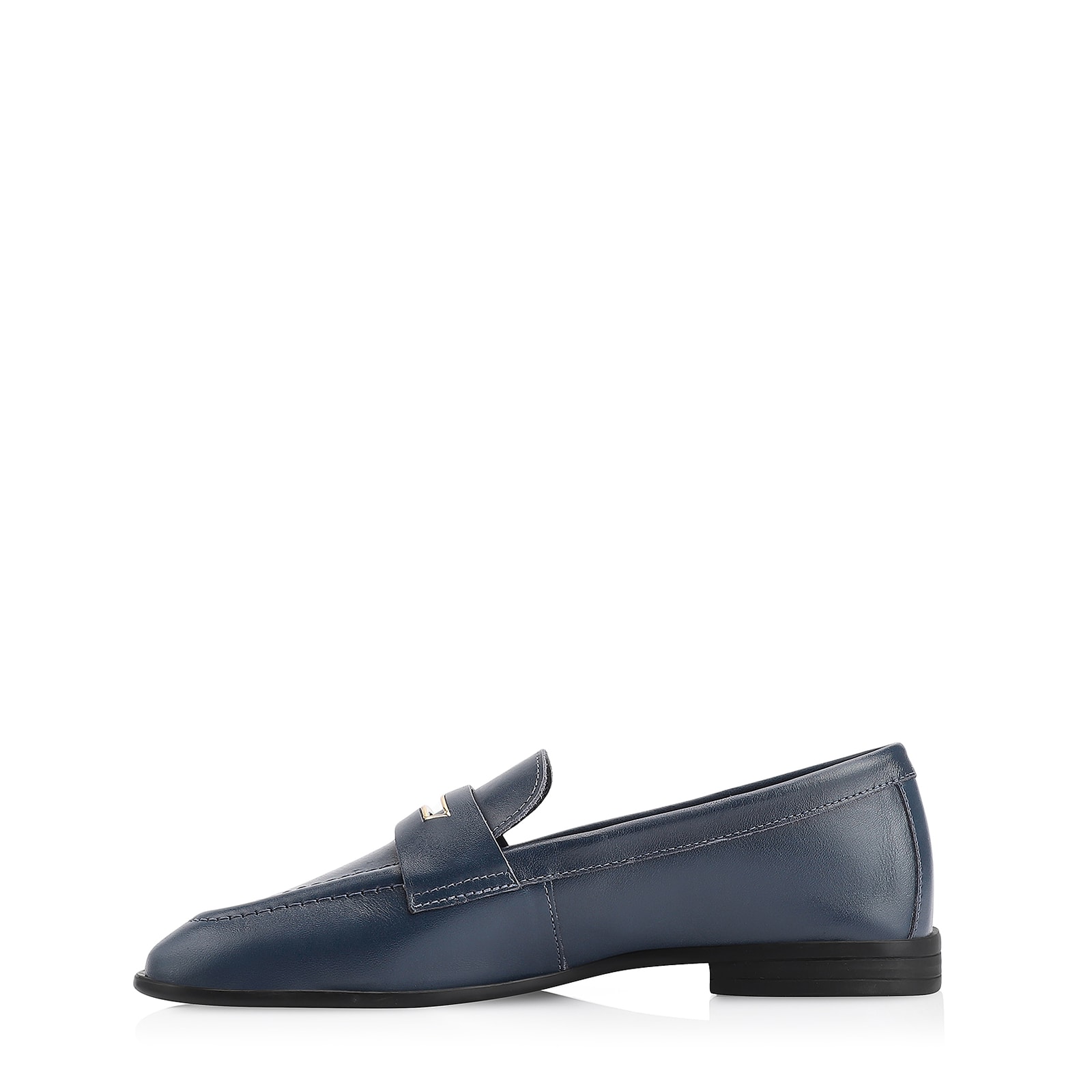 Mocassim Couro Azul