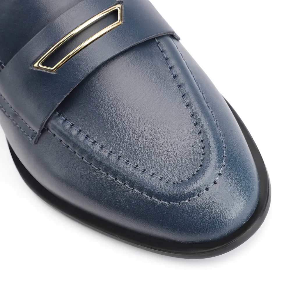 Mocassim Couro Azul - imagem 6