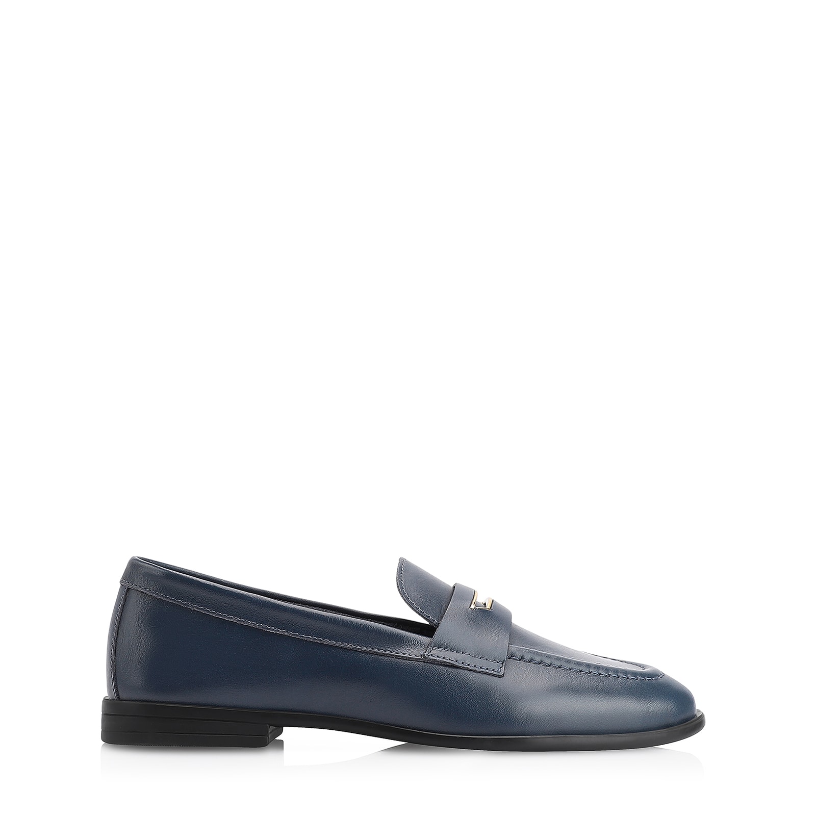 Mocassim Couro Azul
