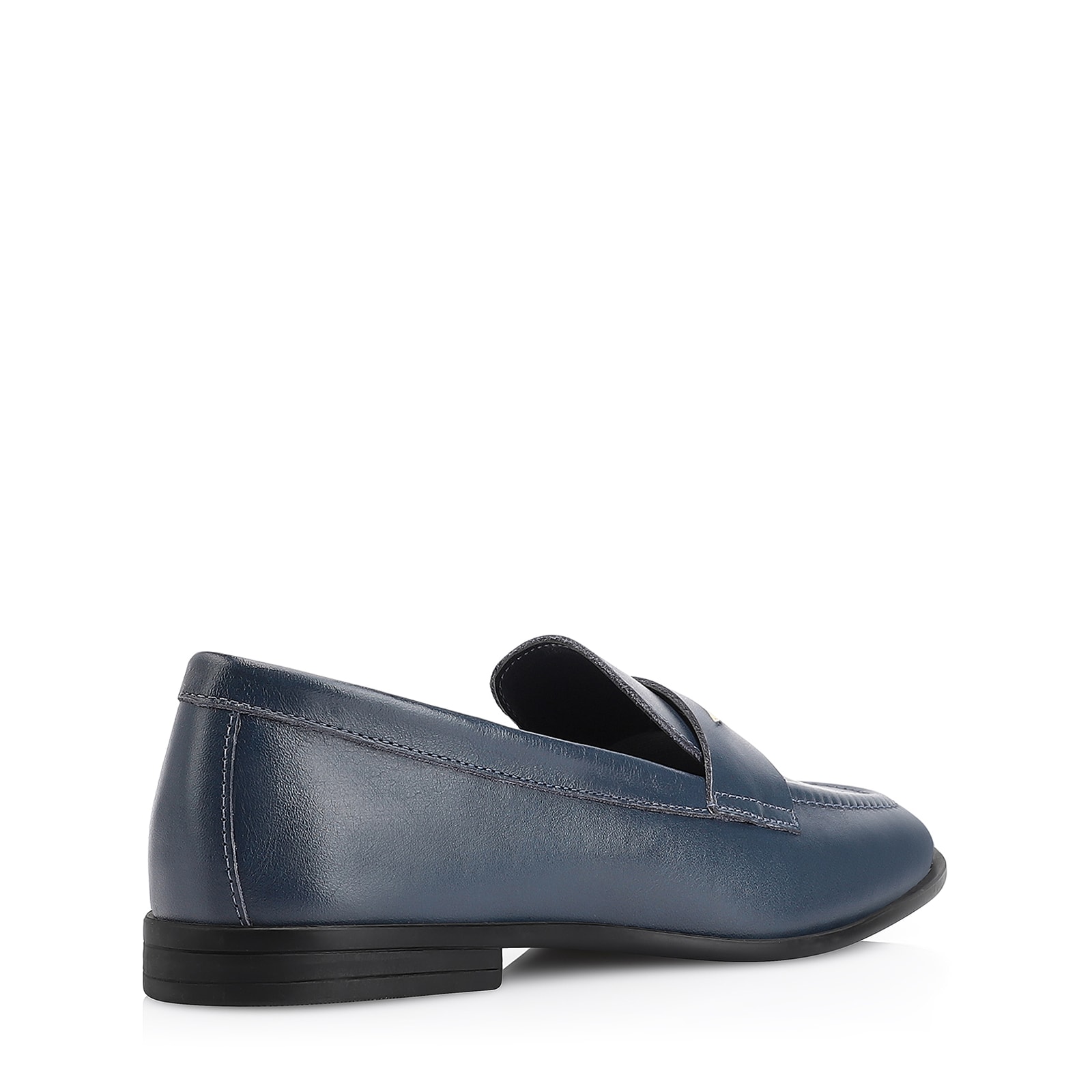 Mocassim Couro Azul