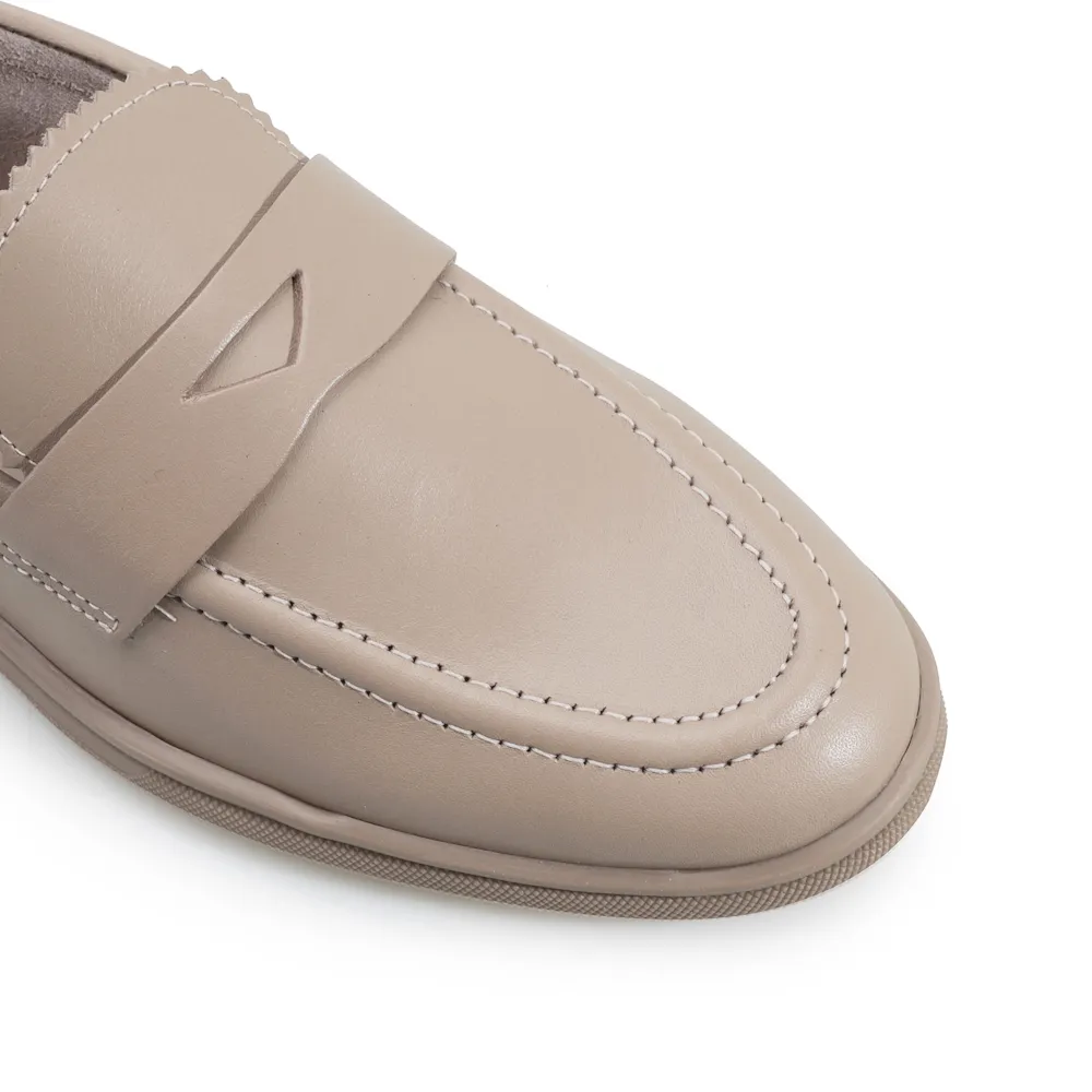 Mocassim Couro Bege - imagem 6