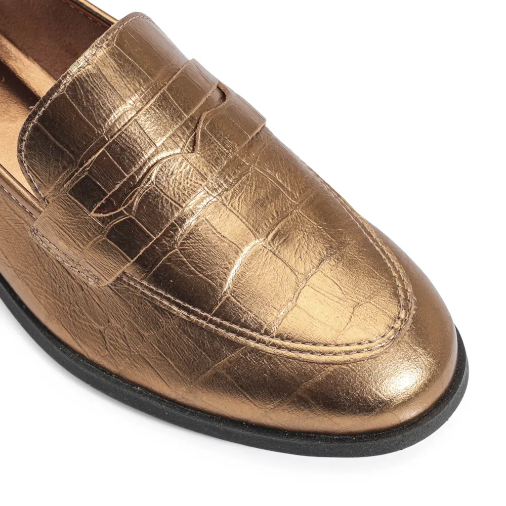 Mocassim Couro Bronze - imagem 6
