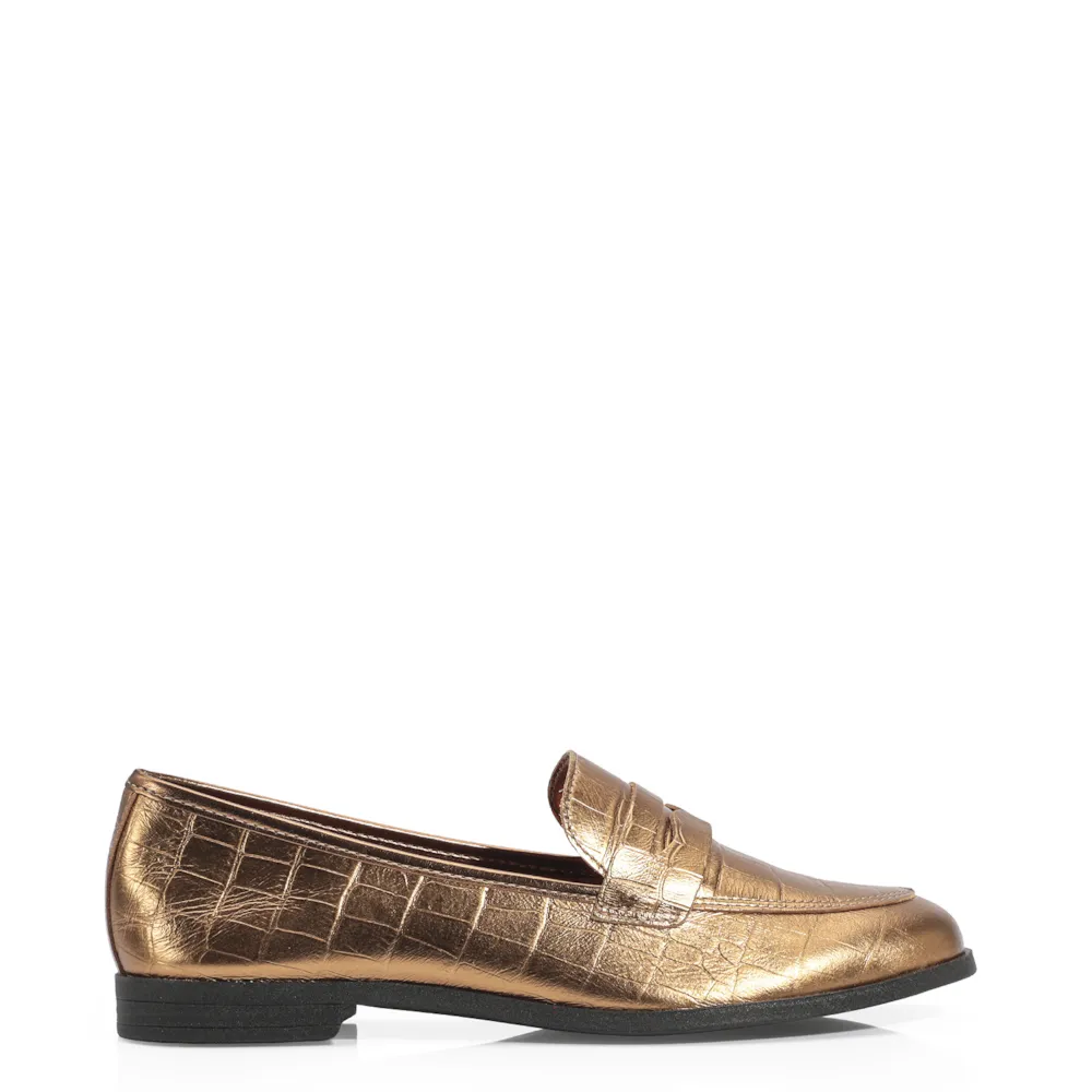 Mocassim Couro Bronze - imagem 2