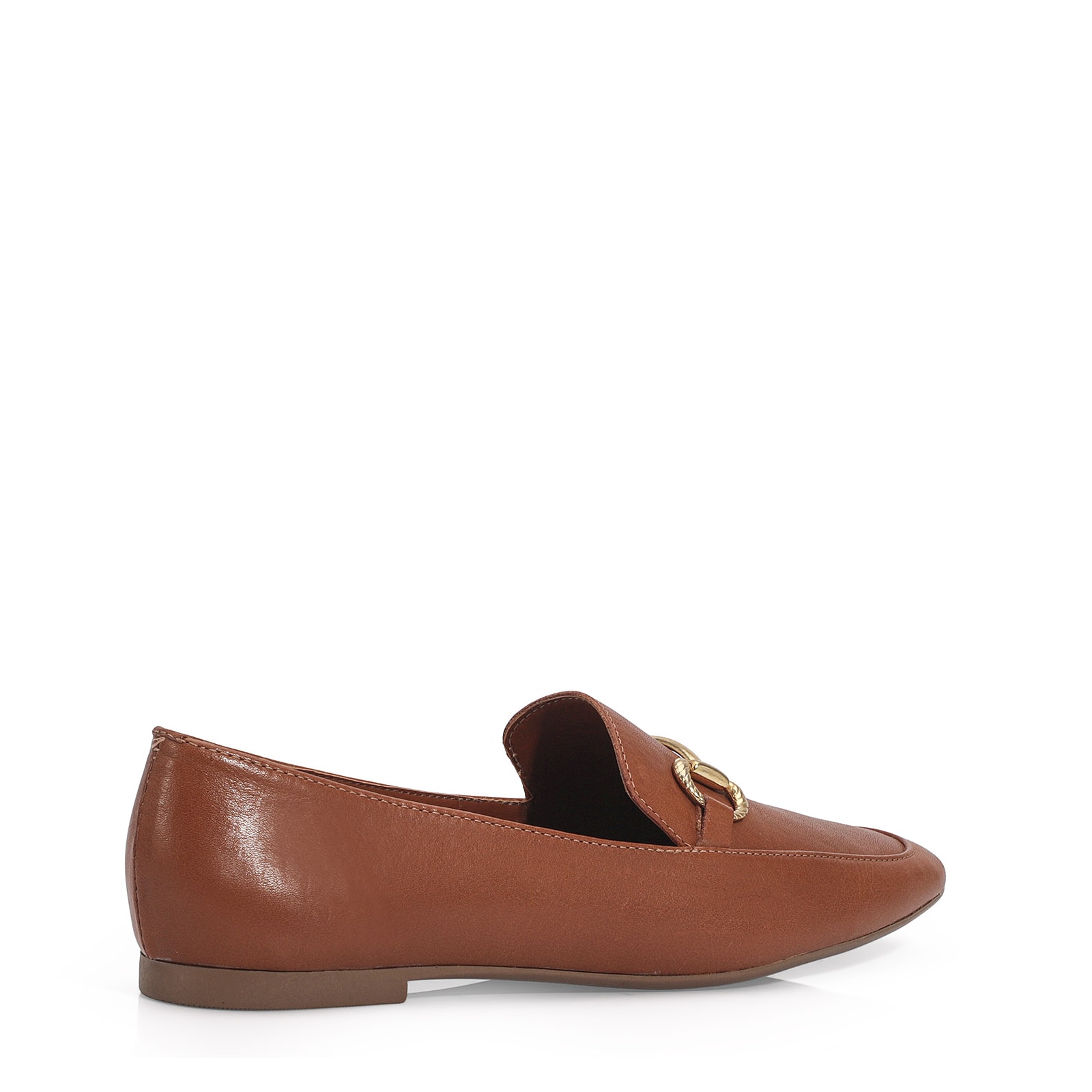 Mocassim Couro Caramelo