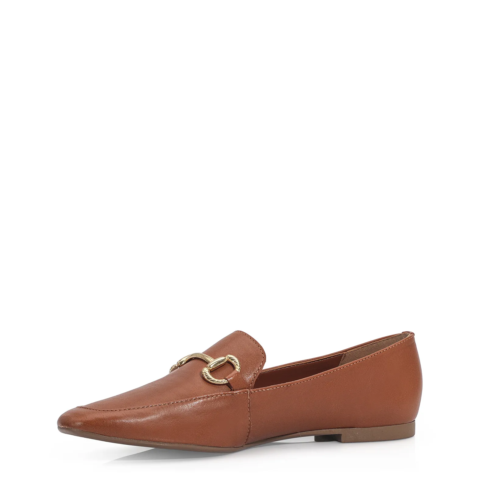 Mocassim Couro Caramelo