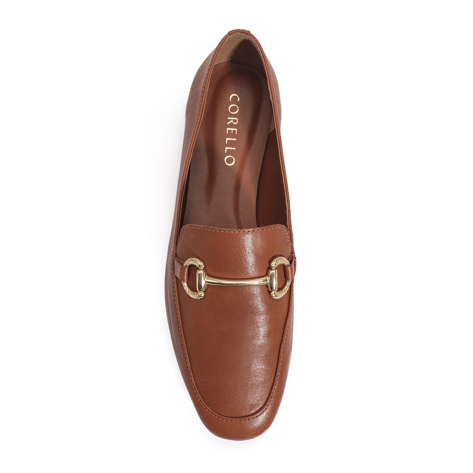 Mocassim Couro Caramelo