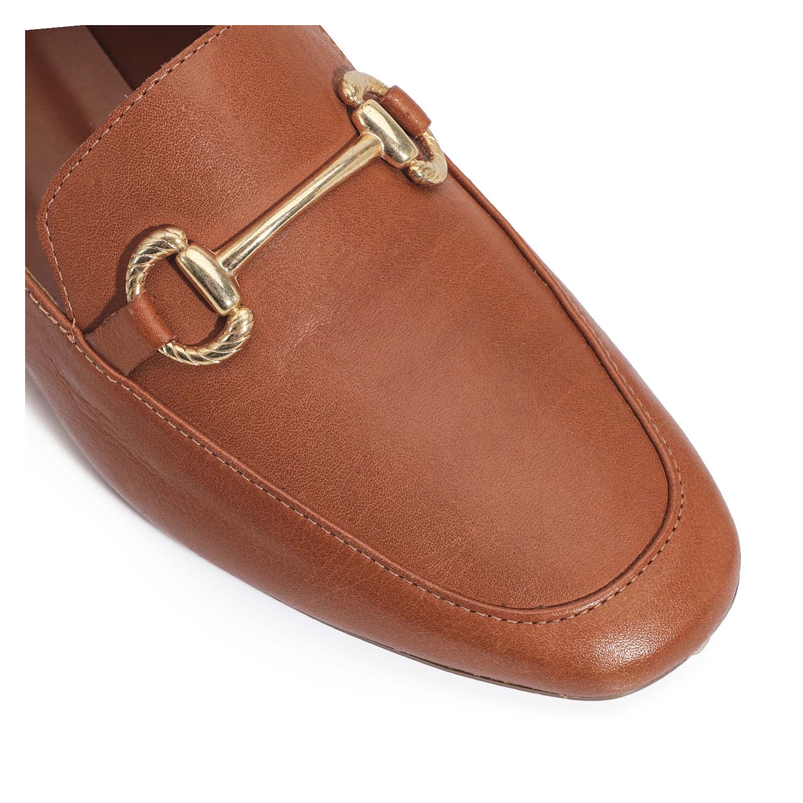 Mocassim Couro Caramelo
