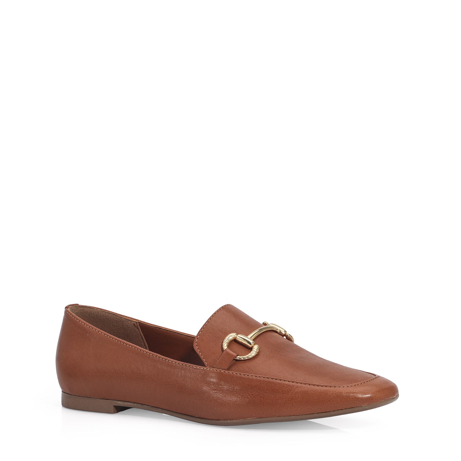 Mocassim Couro Caramelo