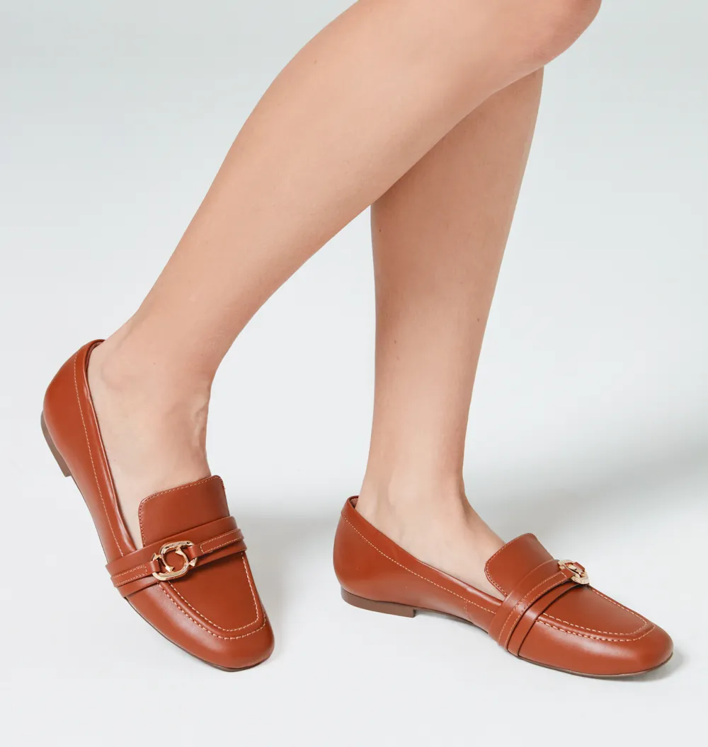 Mocassim Couro Caramelo - imagem 2