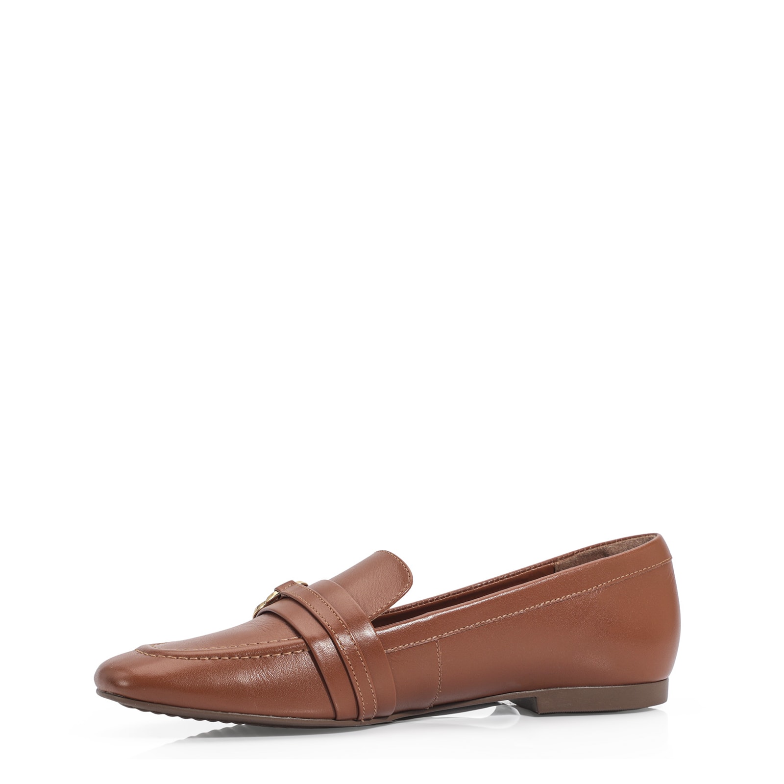Mocassim Couro Caramelo